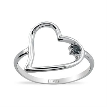 Pırlanta Kalp Yüzük