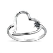 Pırlanta Kalp Yüzük