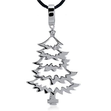 Pırlanta Yılbaşı Ağacı Kolye