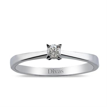 Pırlanta Tektaş Yüzük