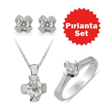 Pırlanta Tektaş Set