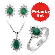 Pırlanta Zümrüt Set