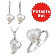 Pırlanta İnci Set