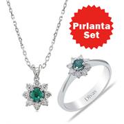 Pırlanta Zümrüt Set