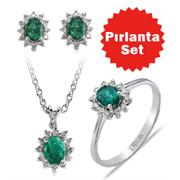 Pırlanta Zümrüt Set